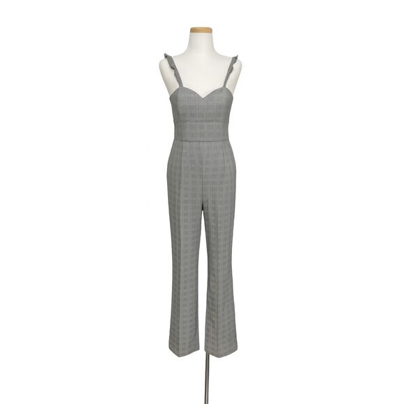 NWT Willow & Clay houndstooth jumpsuit size M - Picture 1 of 8